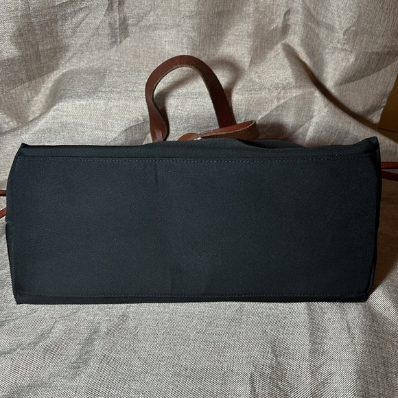 🔥SALE! DOONEY & BOURKE Black Canvas/Leather Braided Double Handle Satchel - Picture 8 of 14